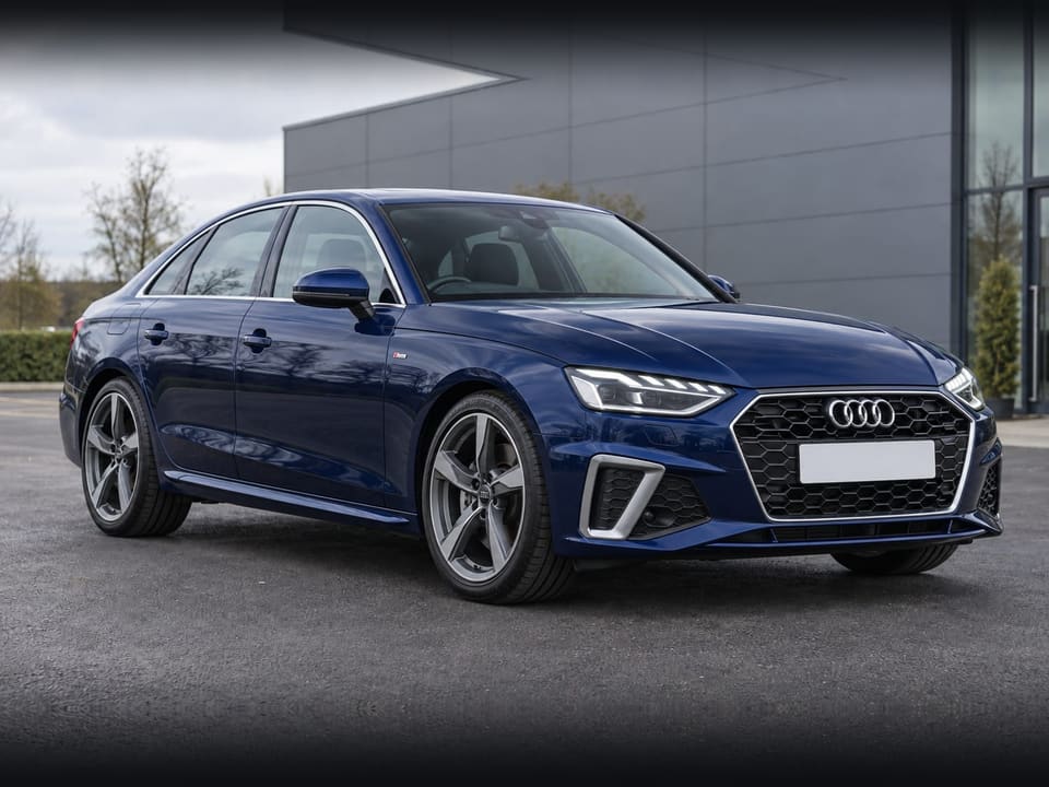 Audi A4 in Navarra Blue